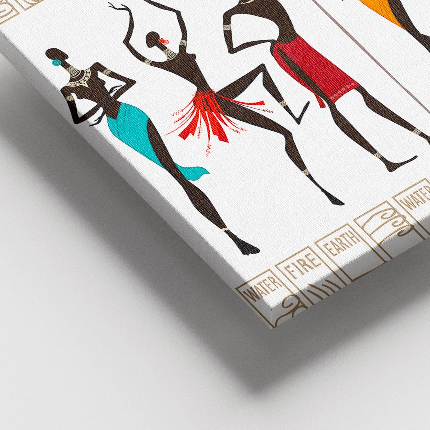 Quadro Decorativo em Tela Multicolor 100% Canvas com Moldura de Madeira (3-4 cm), 100 x 140 cm