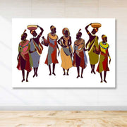 Quadro Decorativo em Tela 100 x 140 cm, Multicolor, Moldura de Madeira (3–4 cm) – DEV02416100140 | 205DNT1412