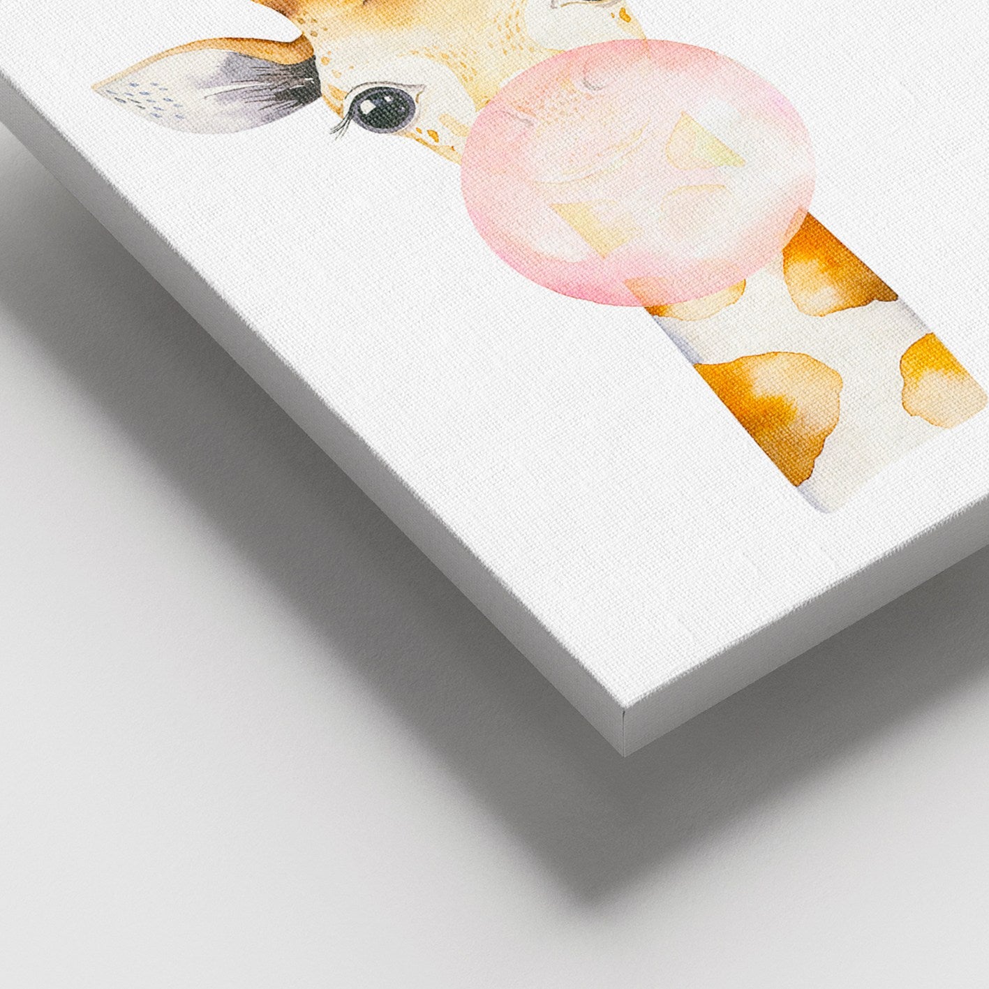 Quadro em Tela Decorativo Multicolor 100x140 cm com Moldura de Madeira (3–4 cm)