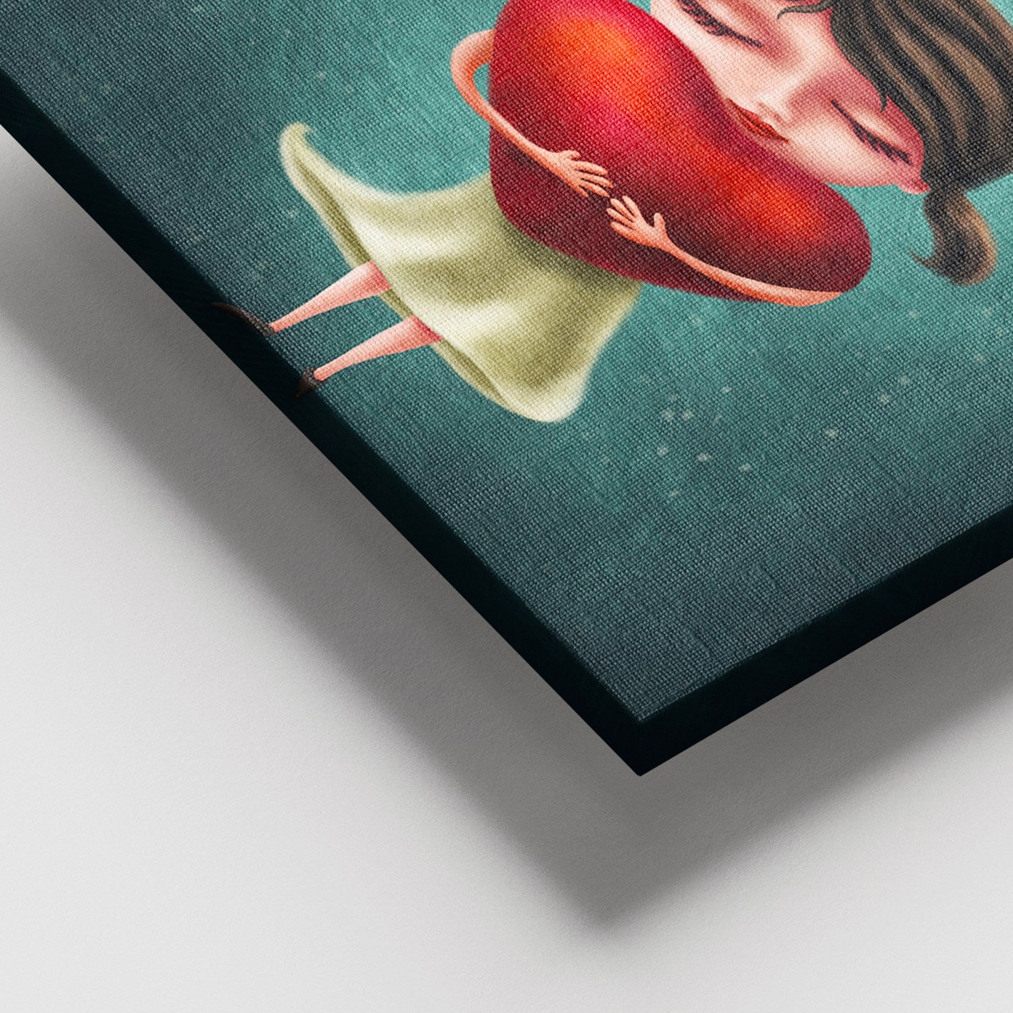 Quadro em Tela Decorativo Multicolor 100x140 cm, Canvas 100% com Moldura de Madeira (3–4 cm)