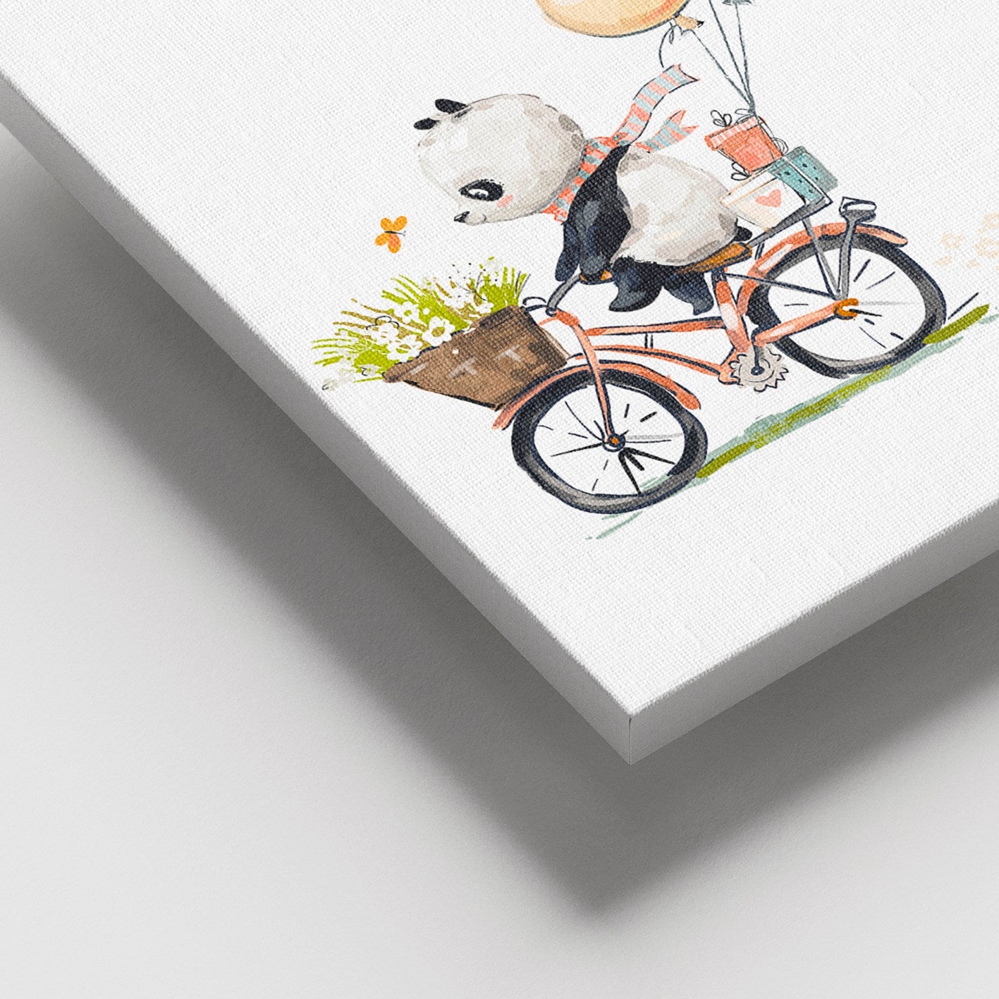 Tela Decorativa Multicor em Canvas 100x140 cm com Moldura de Madeira (3–4 cm)