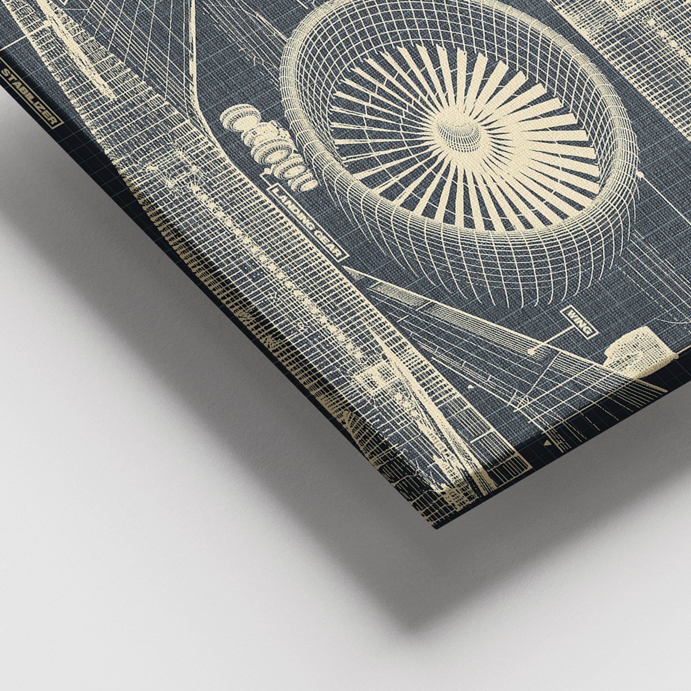 Quadro em Tela Decorativa Multicolor 100x140 cm com Moldura de Madeira (3-4 cm) – 100% Canvas