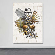 Quadro em Tela Canvas 100% com Moldura de Madeira (3–4 cm), 100x140 cm, Multicolor