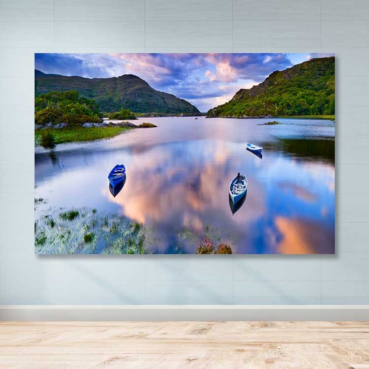 Tela Decorativa Multicolor 100x140 cm com Moldura de Madeira – 100% Canvas (Moldura 3–4 cm)