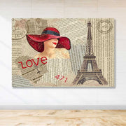 Quadro em Tela Decorativa Multicolor 100 x 140 cm | 100% Canvas, Moldura de Madeira (3–4 cm)