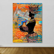 Tela Decorativa Multicolor 100% Canvas com Moldura de Madeira (3-4 cm) 100x140 cm – DEV02434100140