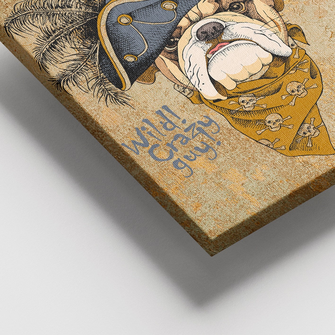 Tela Decorativa 100% Canvas 100x140 cm com Moldura de Madeira (3–4 cm) – Multicolor | 205DNT1432