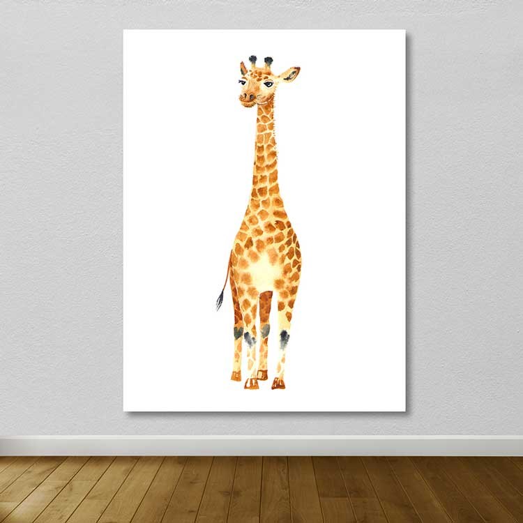 Tela Decorativa em Canvas 100% Multicolor, 100 x 140 cm, com Moldura de Madeira (3–4 cm)