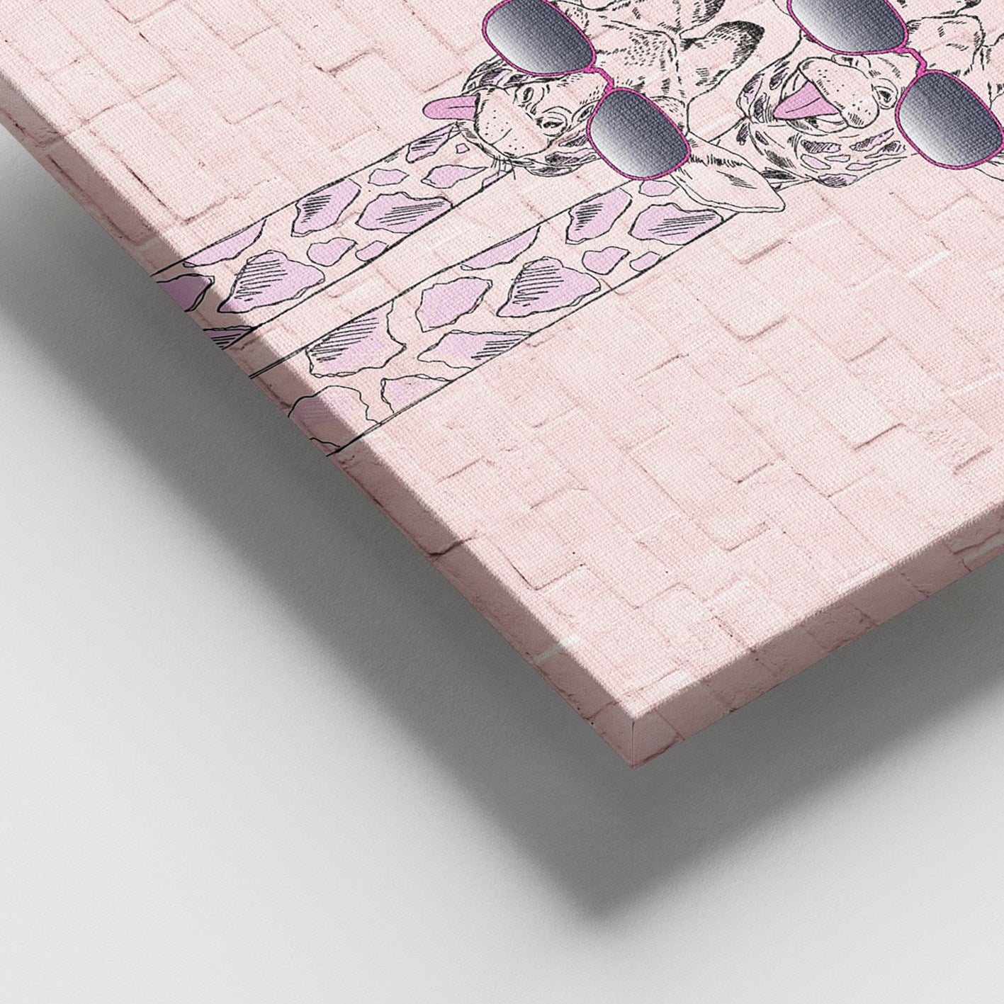 Quadro em Tela Decorativo Multicolor 100x140 cm com Moldura de Madeira (3–4 cm)