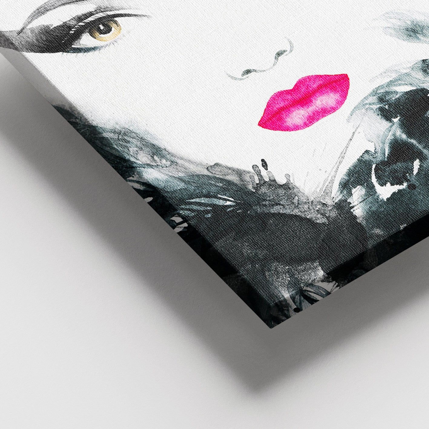 Quadro em Tela Decorativo Multicolor 100x140 cm — 100% Tela, Moldura 100% Madeira (3–4 cm)