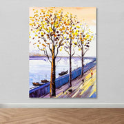 Quadro em Canvas 100% Multicolor com Moldura de Madeira (3–4 cm) – 100 x 140 cm