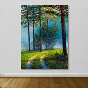 Quadro em Tela Decorativa Multicolor 100x140 cm, Canvas 100%, Moldura de Madeira 3–4 cm