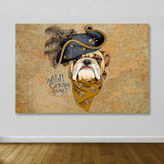 Quadro Decorativo em Tela Multicolor 100x140 cm, Moldura de Madeira (3–4 cm)