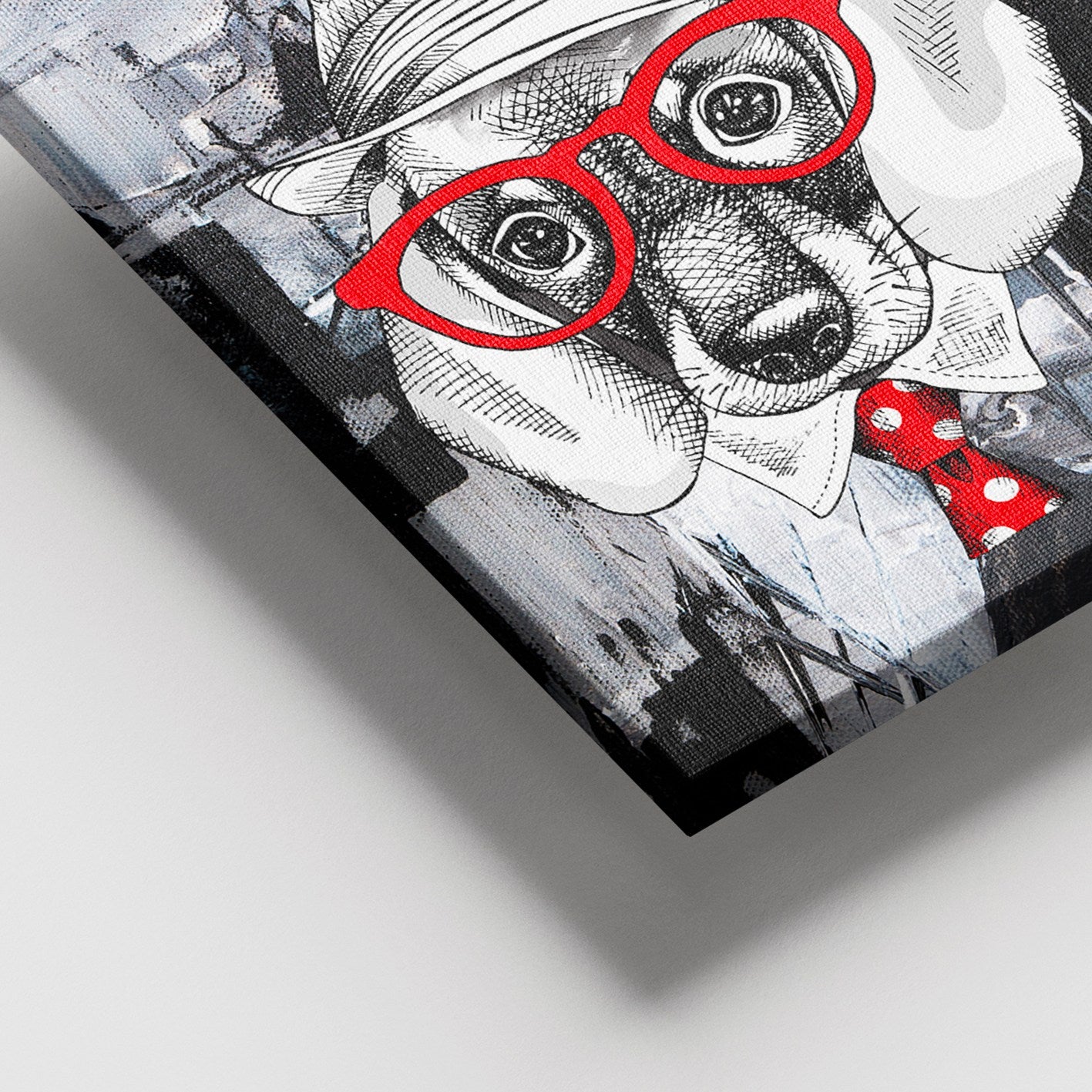 Quadro em Tela Canvas Decorativa Multicolor com Moldura de Madeira (3–4 cm) 100x140 cm