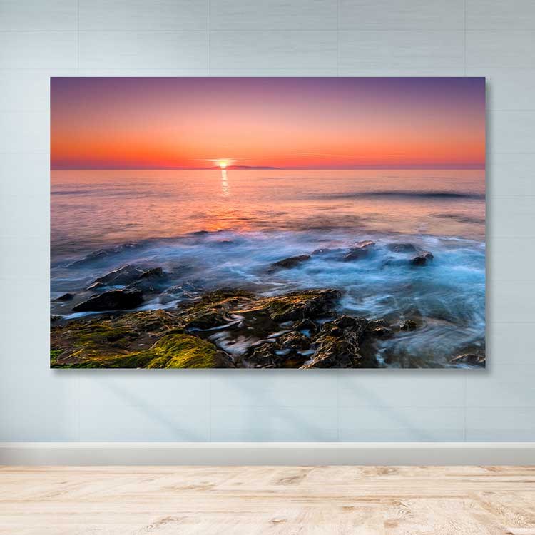 Tela Decorativa Multicolor 100% Canvas com Moldura de Madeira (3–4 cm) – 100x140 cm