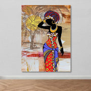 Tela Decorativa Multicolor 100% Canvas com Moldura de Madeira (3–4 cm) – 100 x 140 cm