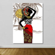 Quadro em Tela Decorativo Multicolor 100x140 cm com Moldura de Madeira (100% Tela, 3–4 cm)