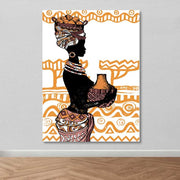 Quadro Decorativo em Tela Multicolor 100x140 cm – 100% Canvas, Moldura de Madeira (3–4 cm)