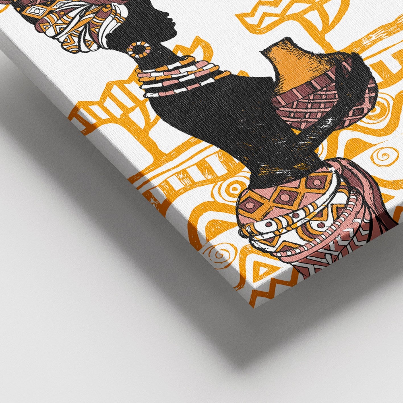 Quadro Decorativo em Tela Multicolor 100x140 cm – 100% Canvas, Moldura de Madeira (3–4 cm)