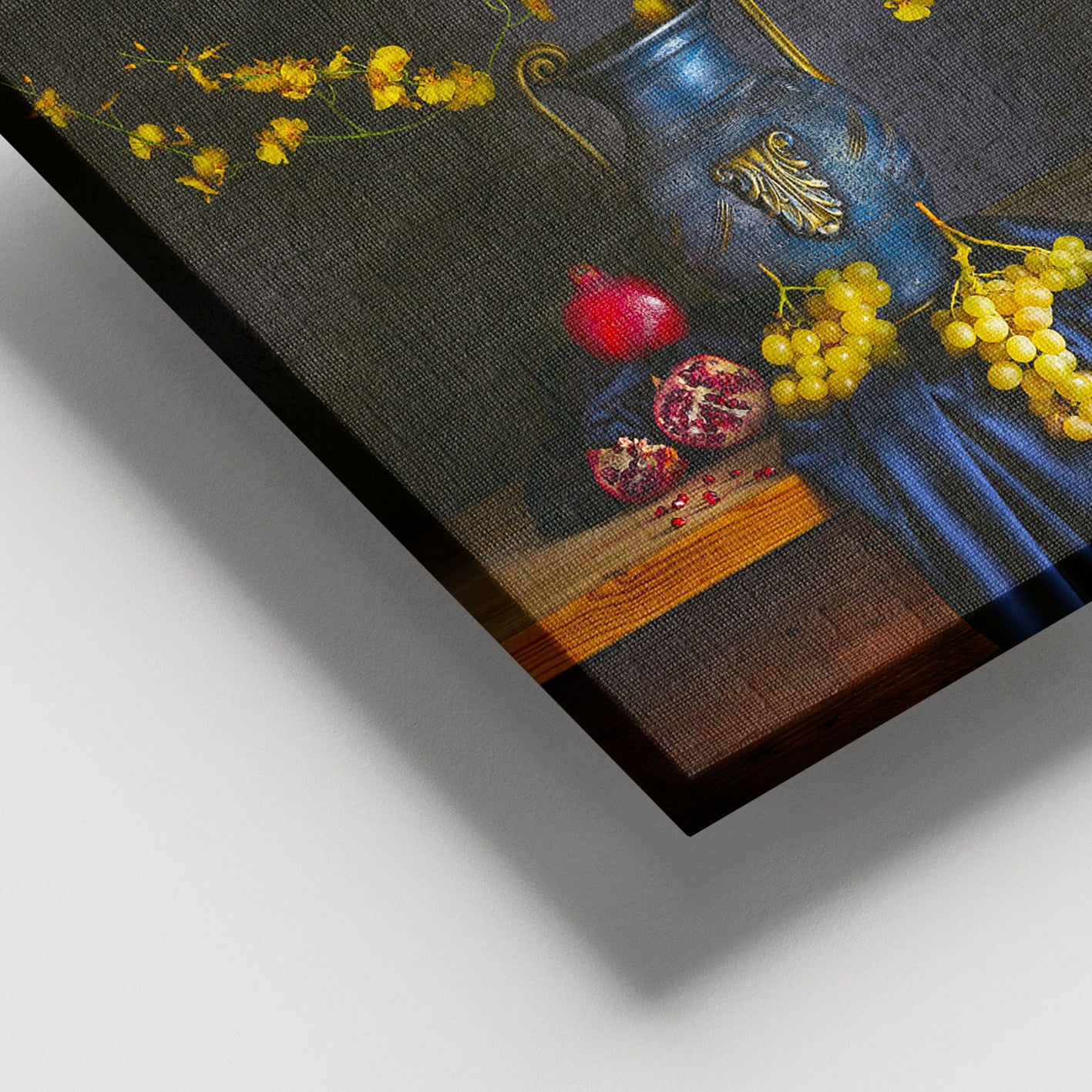 Quadro em Tela Decorativo Multicolor 100x140 cm com Moldura de Madeira (3–4 cm) – 100% Canvas