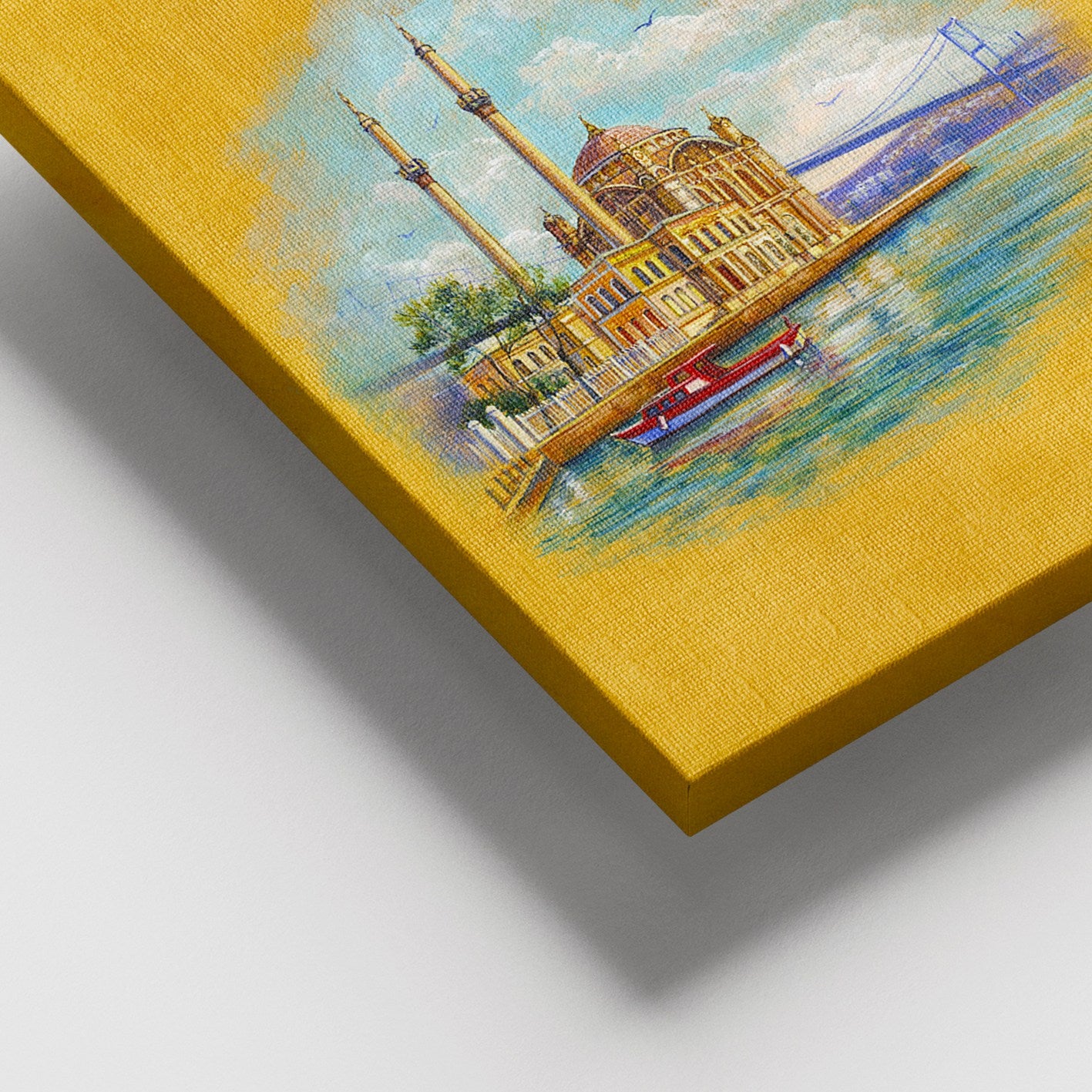 Tela Decorativa em Canvas 100% Multicolor, Moldura de Madeira (3–4 cm), 100x140 cm