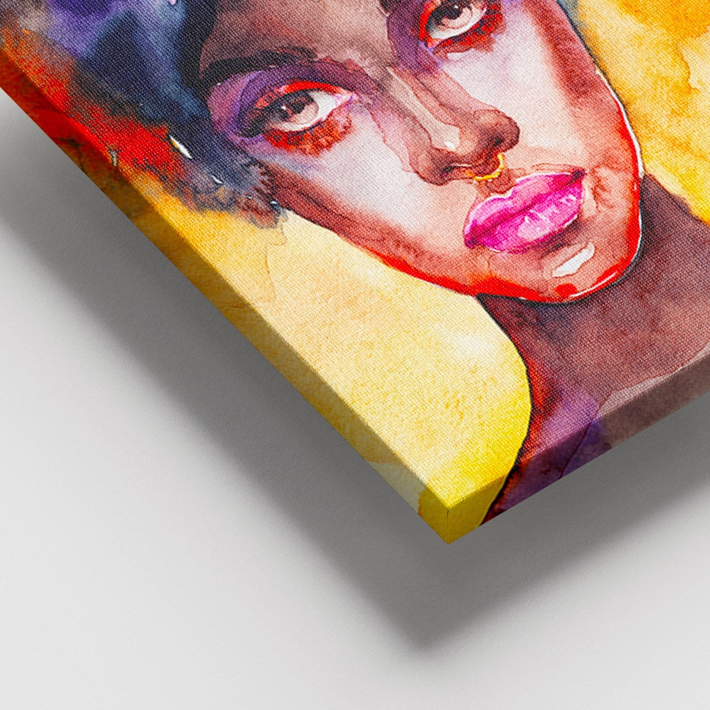 Quadro em Tela Decorativo Multicolor 100x140 cm | 100% Canvas com Moldura de Madeira 3–4 cm