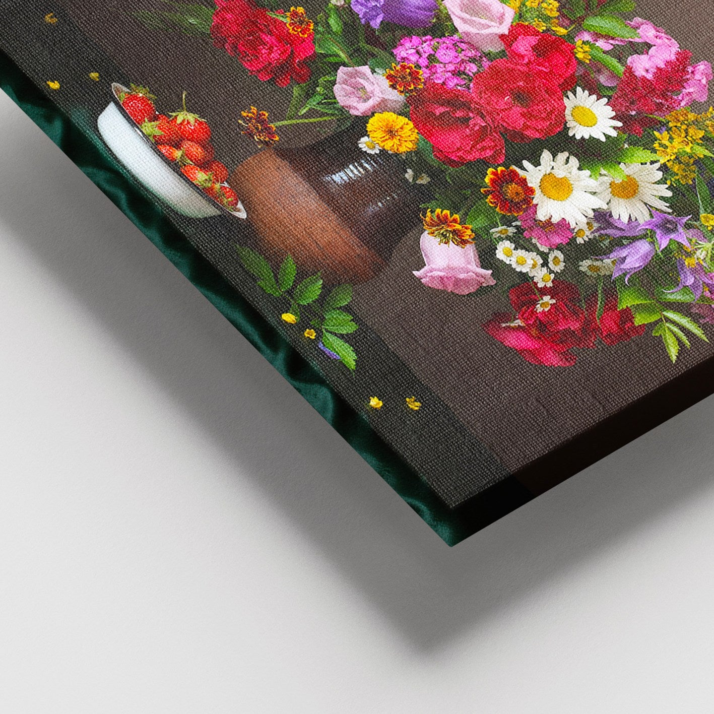 Tela Decorativa Multicolor em Canvas 100% com Moldura de Madeira 100x140 cm (3–4 cm)