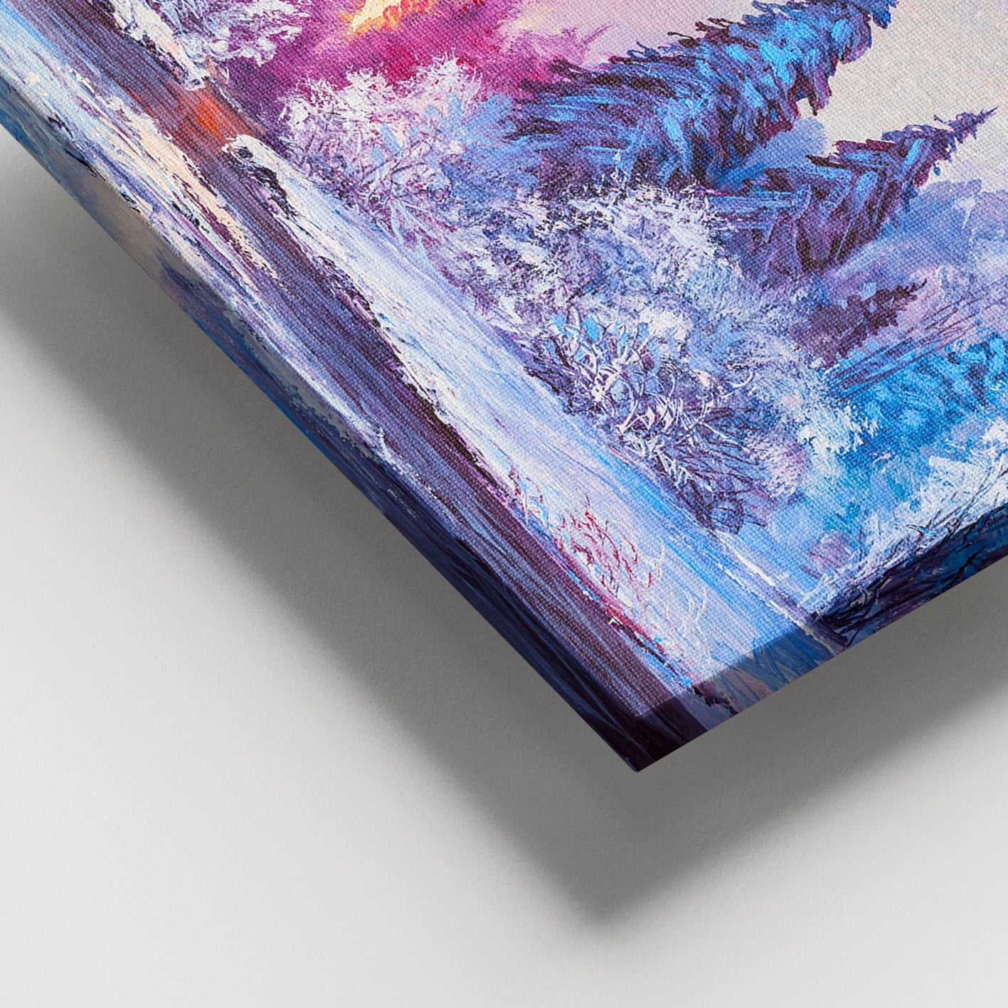 Tela Decorativa Multicolor 100x140 cm – 100% Canvas com Moldura em Madeira (3–4 cm)