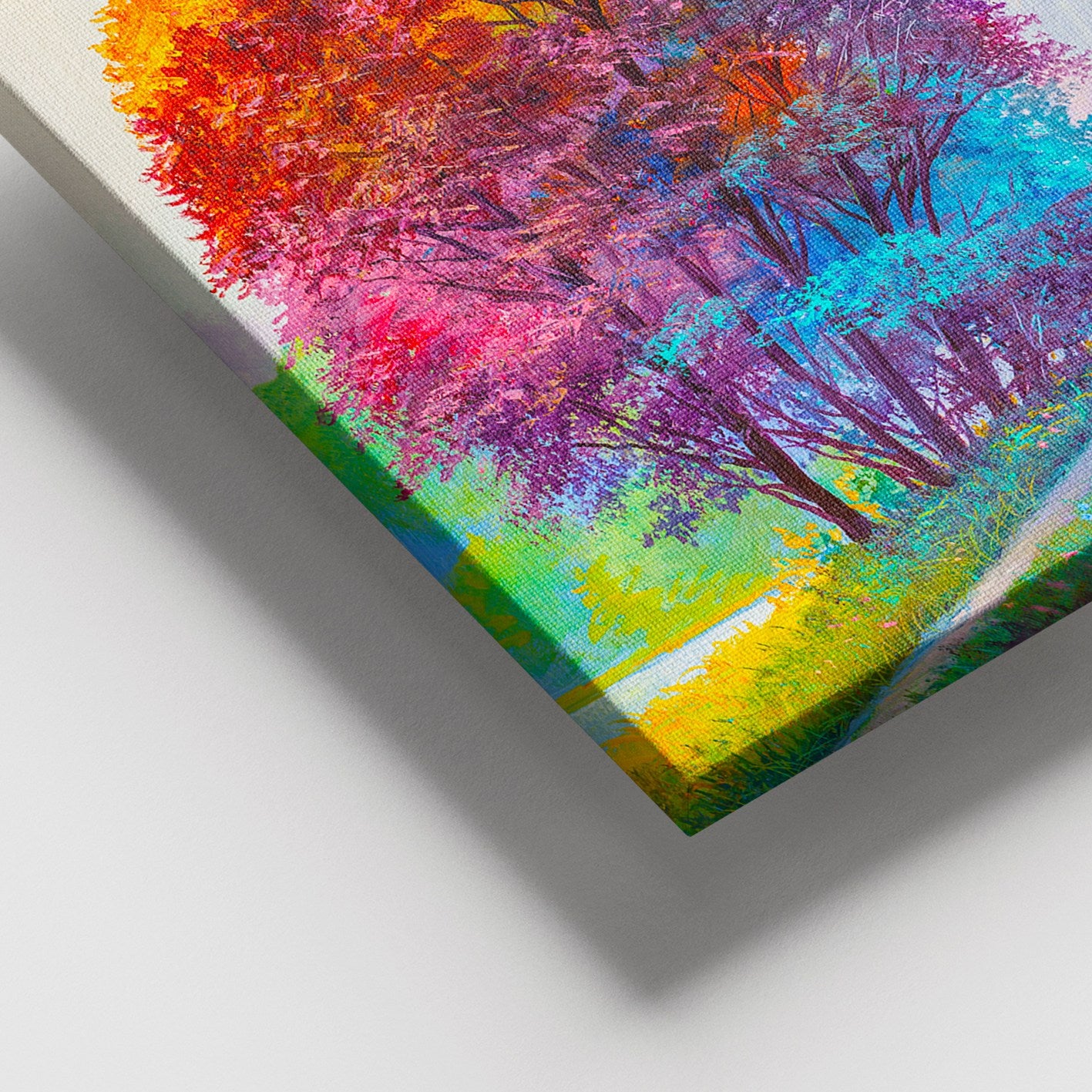 Quadro em Tela Decorativa Multicolor 100x140 cm – 100% Canvas com Moldura de Madeira (3–4 cm)