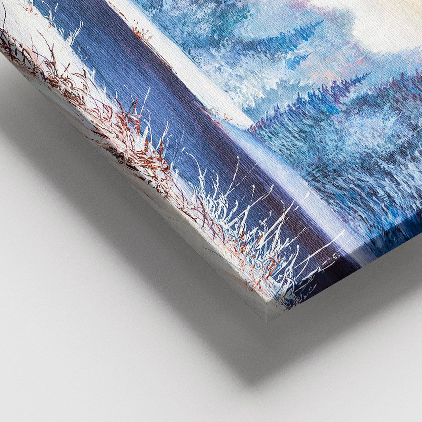 Quadro em Tela Decorativa Multicolor 100x140 cm com Moldura de Madeira (3–4 cm), 100% Tela – 3,8 kg