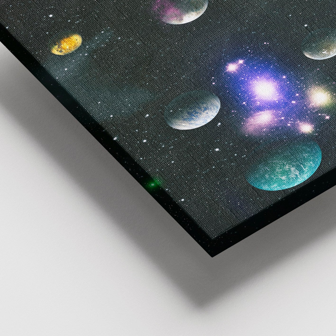 Quadro Decorativo em Tela Multicolor 100 x 140 cm com Moldura de Madeira (3–4 cm) – 100% Canvas