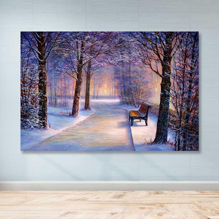 Tela Decorativa em Canvas 100x140 cm Multicolor com Moldura de Madeira (3–4 cm) | DEV02493100140 — 205DNT1487