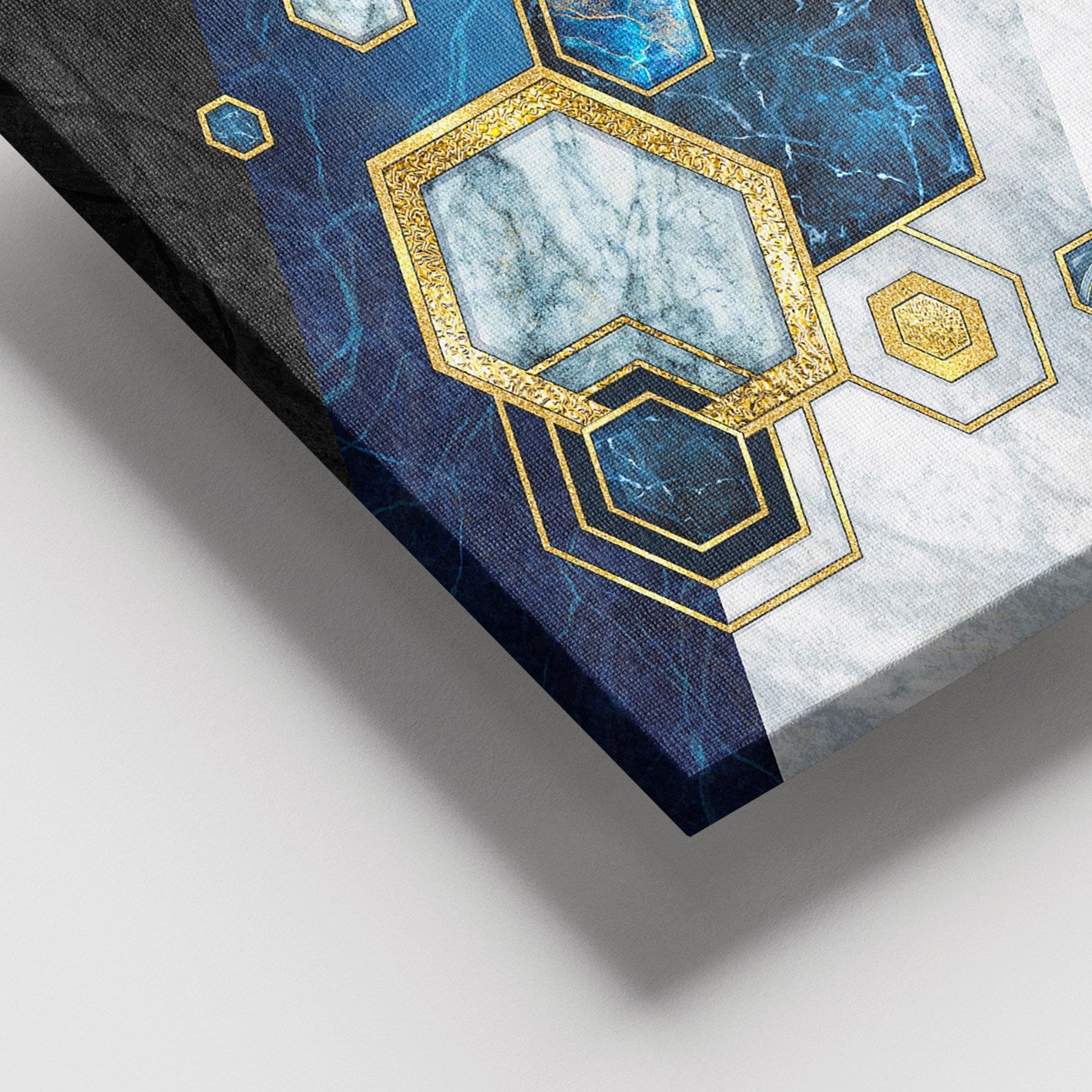 Quadro em Tela 100% Canvas Multicolor 100x140 cm com Moldura de Madeira (3–4 cm)