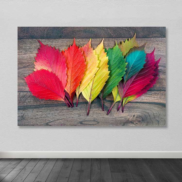 Quadro Decorativo em Tela Canvas com Moldura de Madeira (3–4 cm), 100 x 140 cm, Multicolor