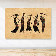 Tela Decorativa em Canvas Multicolor com Moldura de Madeira (3–4 cm) 100x140 cm