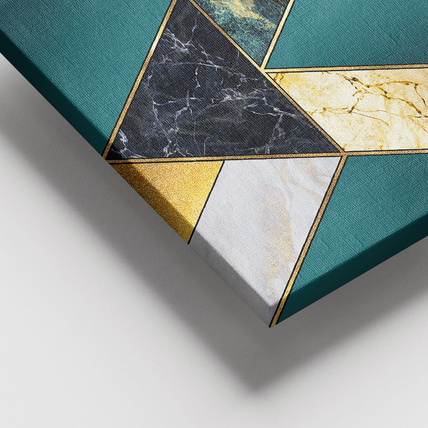 Quadro Decorativo em Tela Multicolor 100x140 cm — Tela 100% com Moldura de Madeira (3–4 cm)