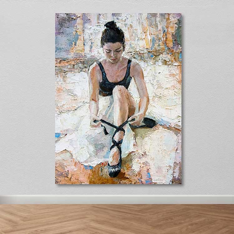 Quadro em Tela Decorativa Multicolor 100 x 140 cm – Canvas 100% com Moldura de Madeira (3–4 cm)