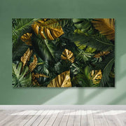 Quadro em Canvas Decorativo Multicolorido 100 x 140 cm com Moldura de Madeira (3–4 cm)
