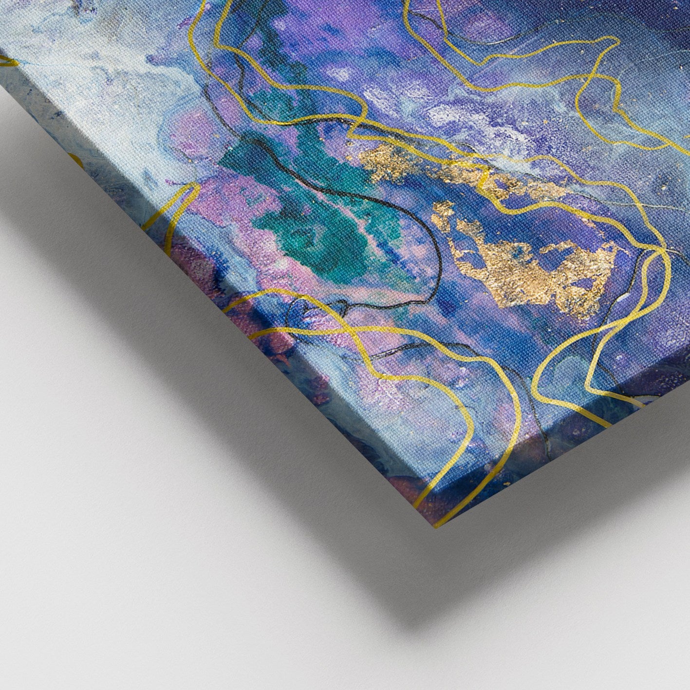 Quadro Decorativo em Tela 100x140 cm, Multicolorido, 100% Canvas, Moldura de Madeira (3–4 cm)