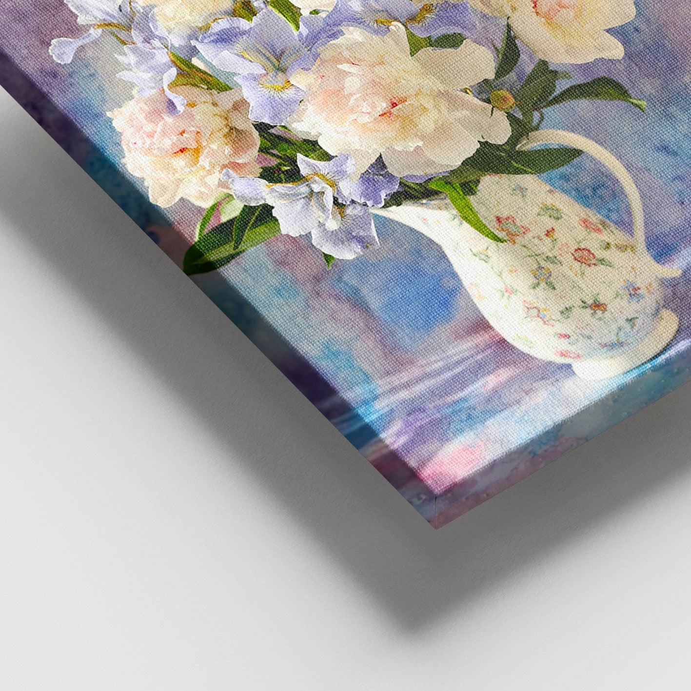 Quadro em Tela Decorativo Multicolor 100x140 cm – 100% Canvas, Moldura de Madeira 3–4 cm