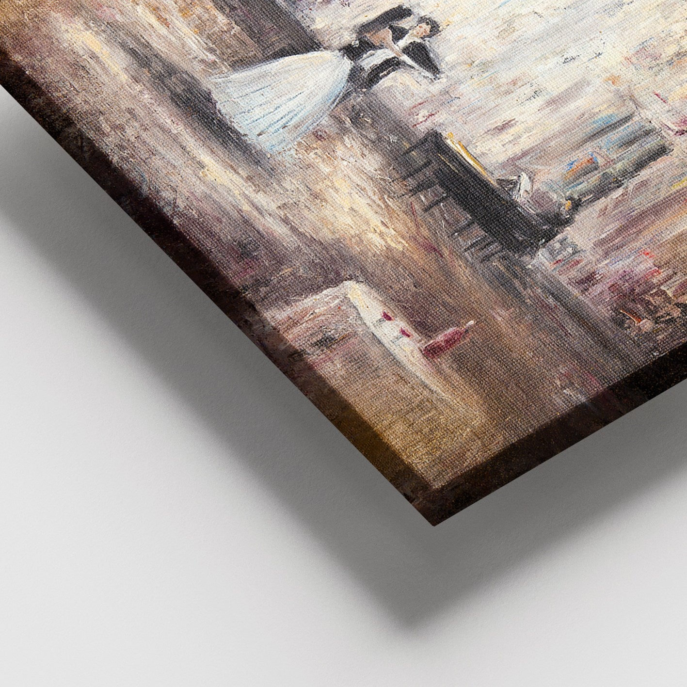 Tela Decorativa Multicolor 100% Canvas com Moldura de Madeira (3–4 cm) – 100 x 140 cm