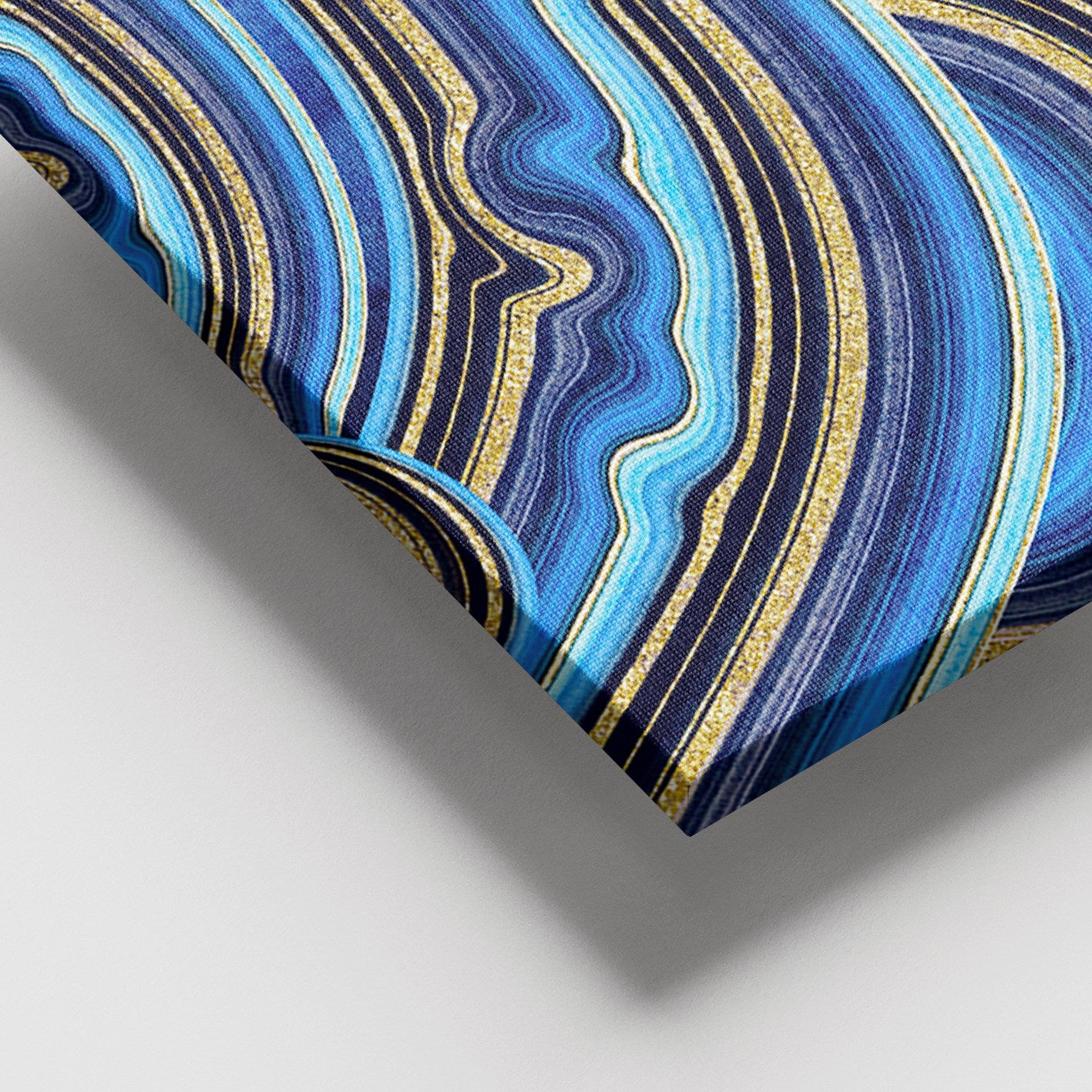 Quadro em Tela Decorativa Multicolor 100x140 cm com Moldura de Madeira (3–4 cm)