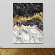 Quadro em Tela Decorativo Multicolor 100 x 140 cm com Moldura de Madeira (3–4 cm)