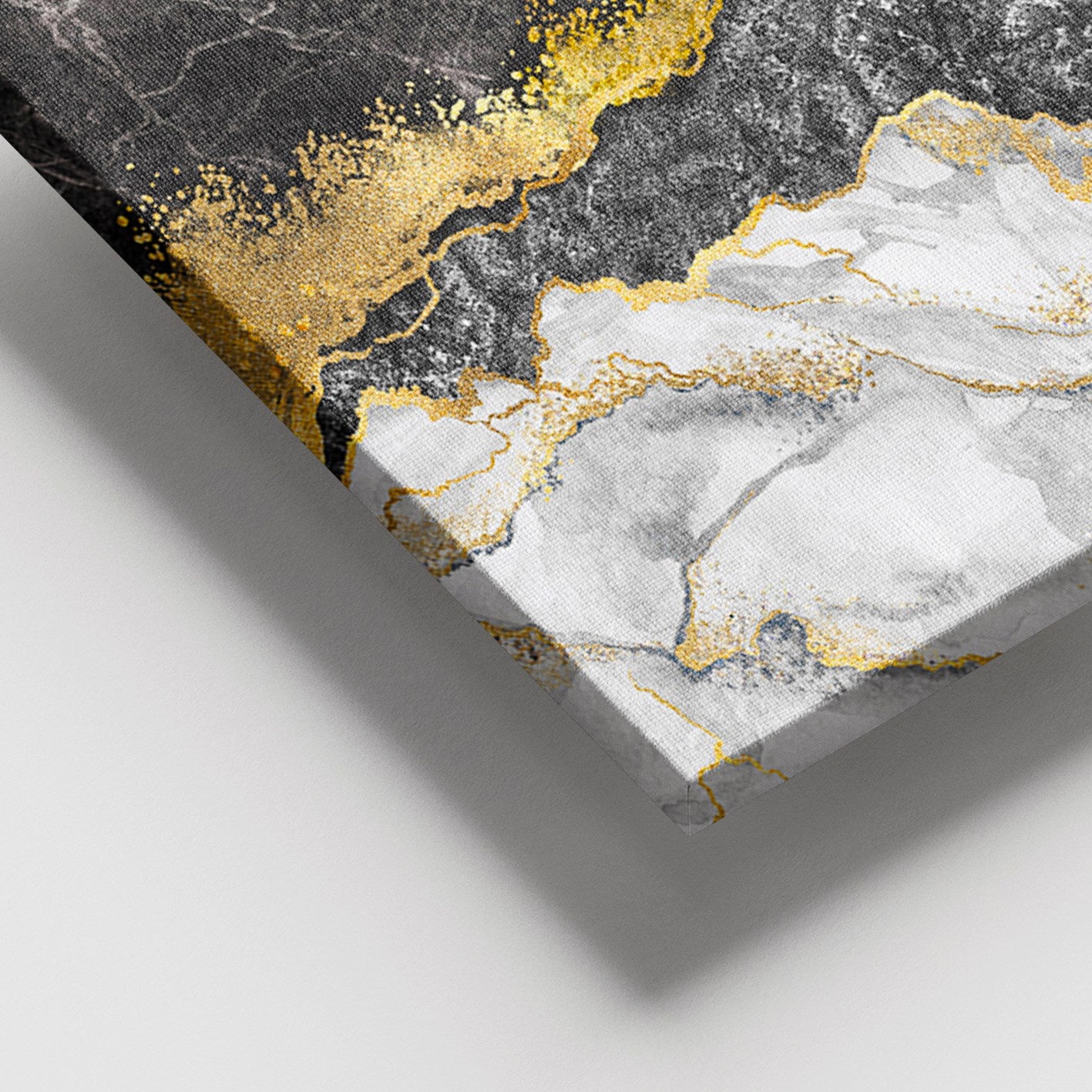 Quadro em Tela Decorativo Multicolor 100 x 140 cm com Moldura de Madeira (3–4 cm)