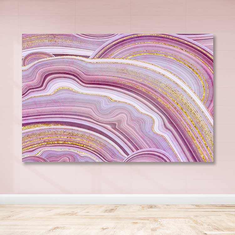 Tela Decorativa Multicolor 100x140 cm em Canvas 100% com Moldura de Madeira (3–4 cm) – DEV02550100140