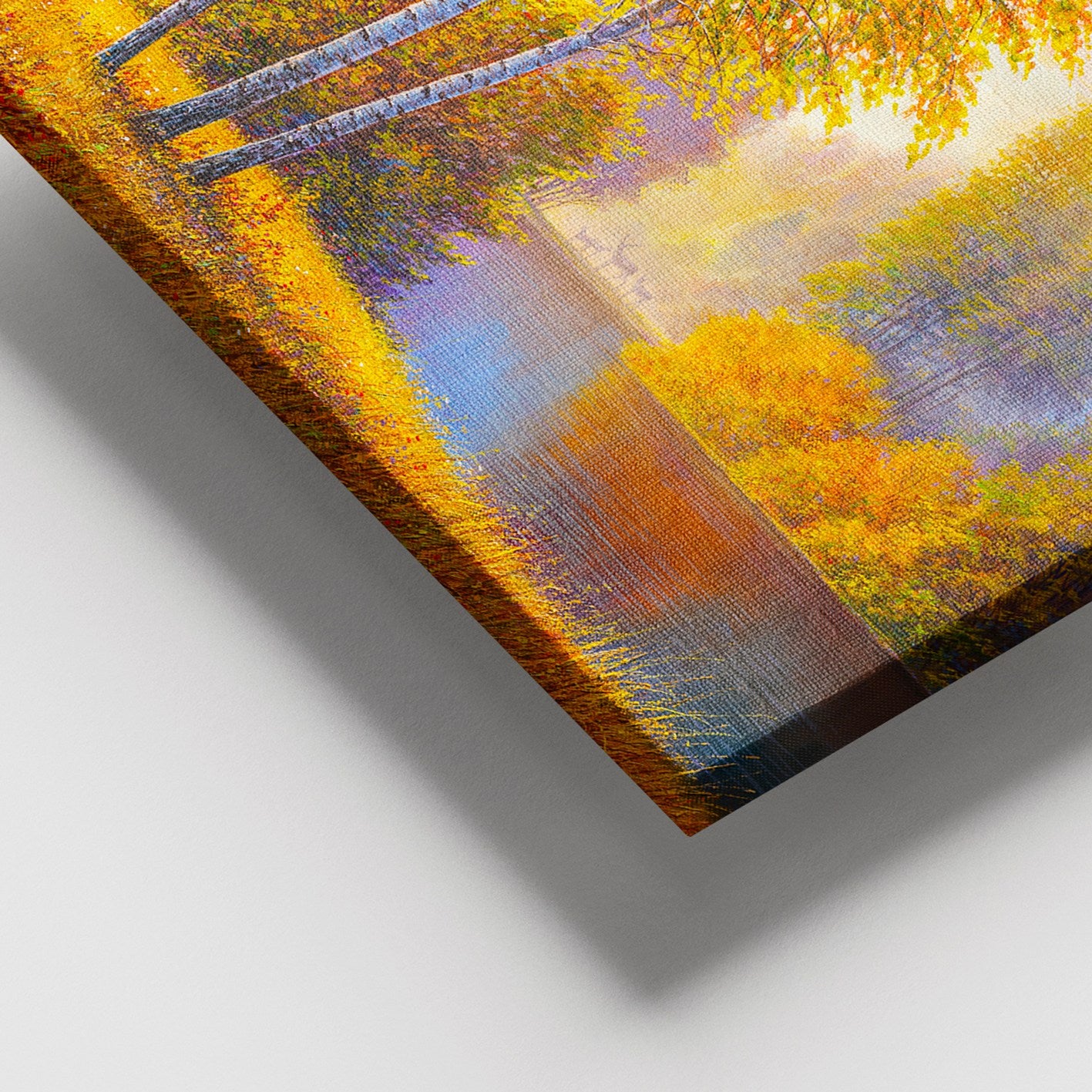 Quadro Decorativo em Tela 100% Canvas, Multicolor, 100 x 140 cm, Moldura de Madeira 3–4 cm