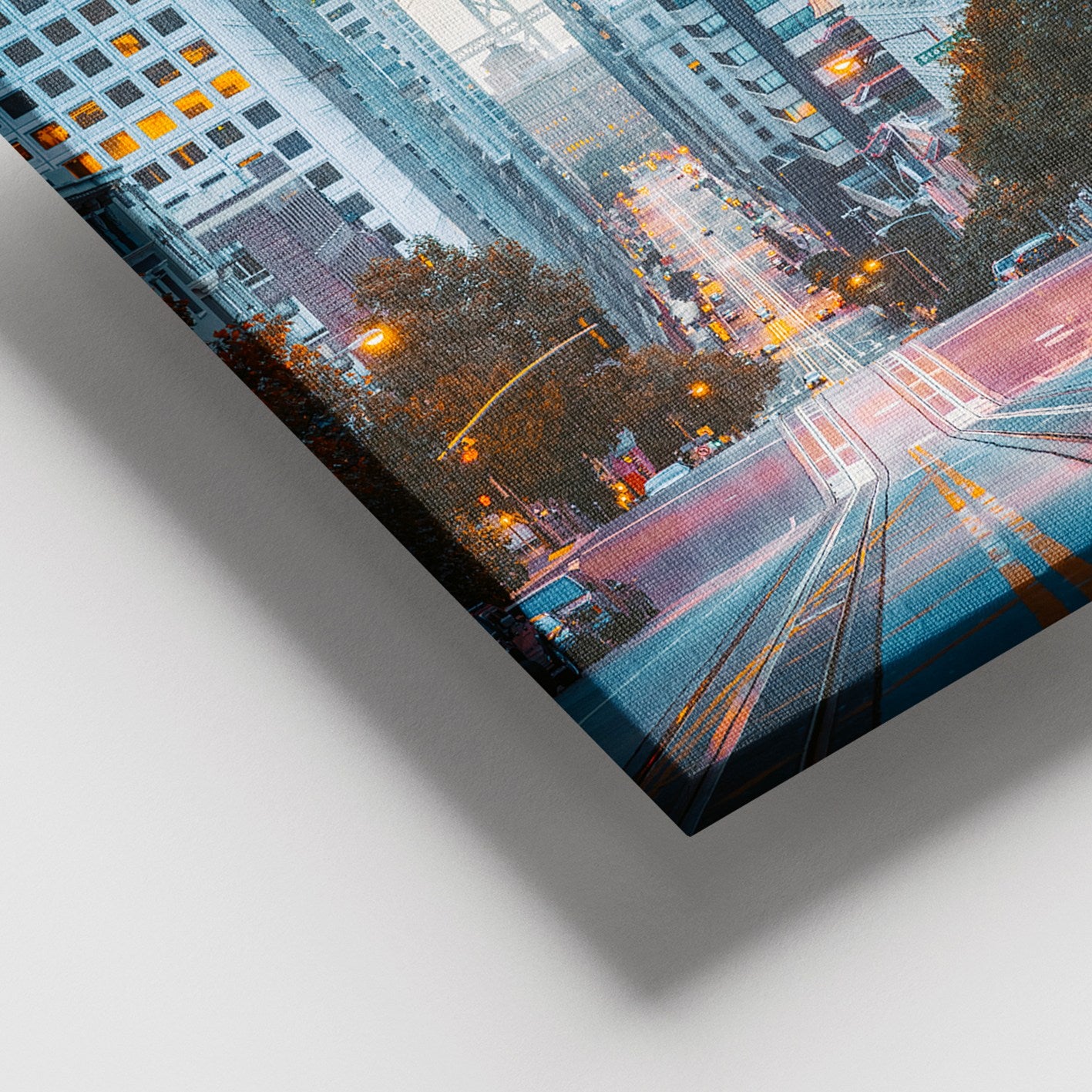 Quadro em Tela Decorativa Multicolor 100x140 cm com Moldura de Madeira (3–4 cm) – 100% Canvas