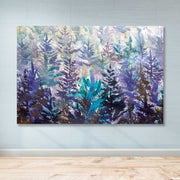 Quadro em Tela Decorativo Multicolor 100x140 cm com Moldura de Madeira (3–4 cm)