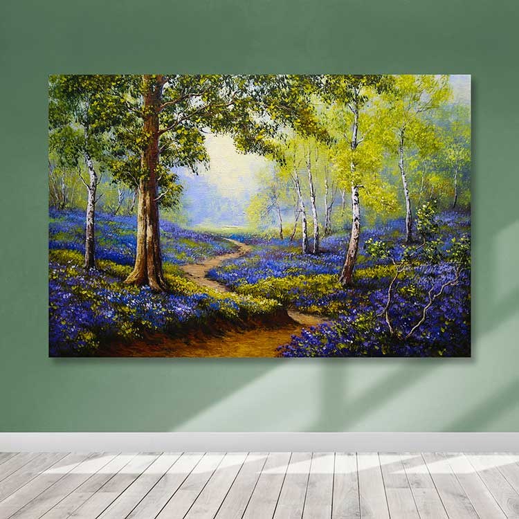 Tela Decorativa Multicolor 100x140 cm com Moldura de Madeira (3–4 cm) — 100% Tela, 3,8 kg | Ref. DEV02556100140 (205DNT1547)