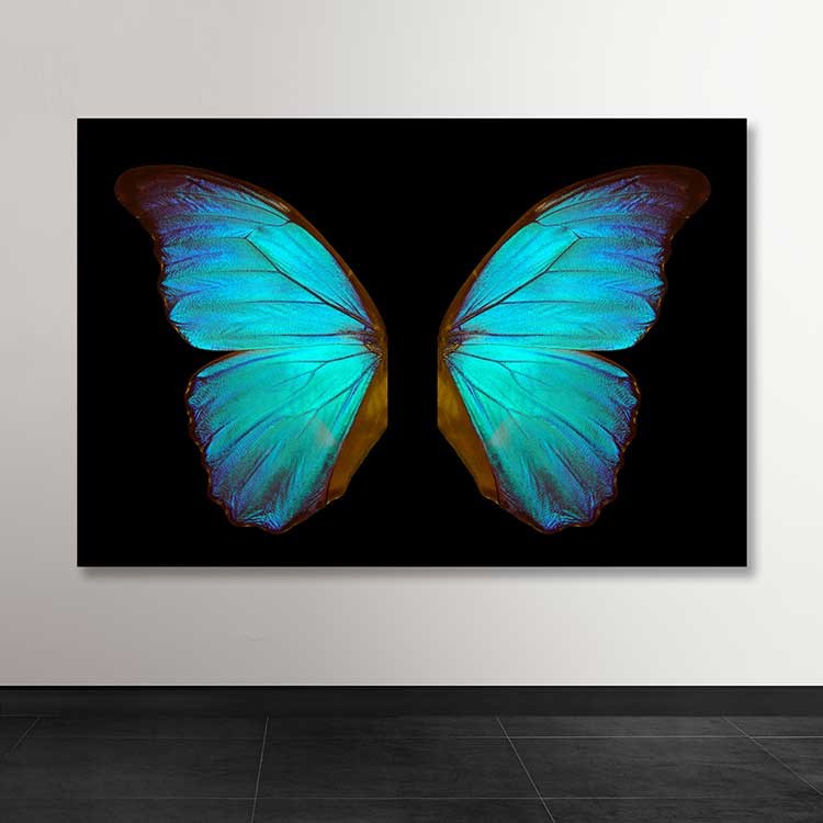 Quadro Decorativo em Tela Multicolor 100x140 cm, 100% Canvas, Moldura de Madeira 3–4 cm